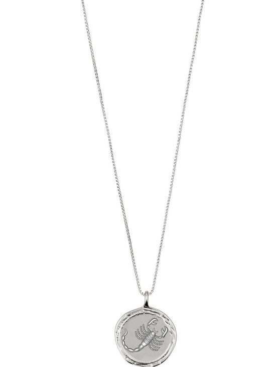 Pilgrim Jewelry - PILGRIM SCORPIO SILVER PLATED/CRYSTAL NECKLACE